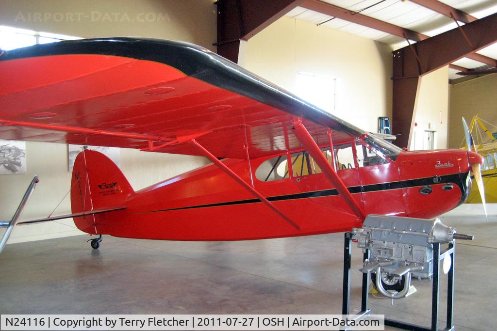 N24116, 1940 Funk B C/N 45, At Oshkosh Museum