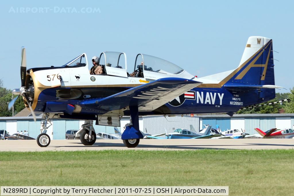 N289RD, 1956 North American T-28C Trojan C/N 226-153, At 2011 Oshkosh