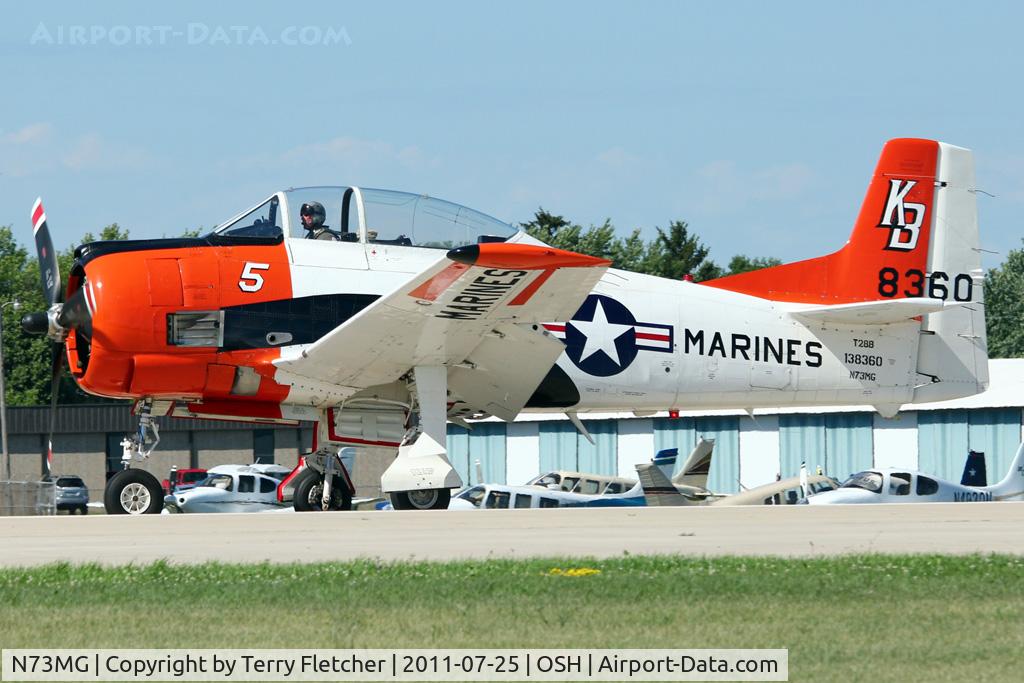 N73MG, 1954 North American T-28B Trojan C/N 200-431, At 2011 Oshkosh