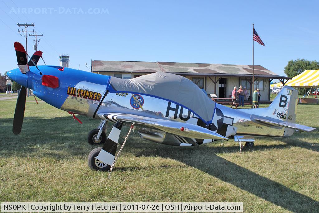 N90PK, 1999 Stewart 51 S-51D Mustang C/N 149, At 2011 Oshkosh