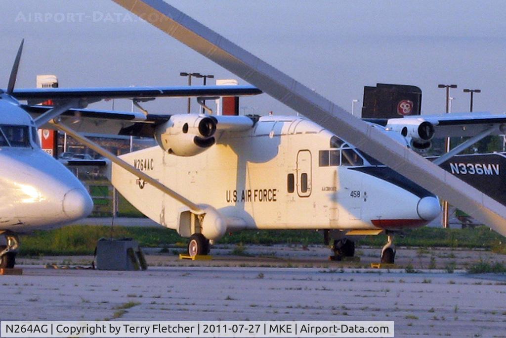 N264AG, Short C-23A Sherpa C/N SH3103, In a compound at Milwaukee Airport
ex USAF 84-0458 c/n SH-3103