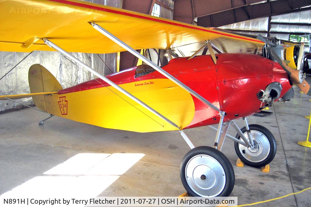 N891H, 1930 Driggers 1-A C/N 1, At Oshkosh Museum