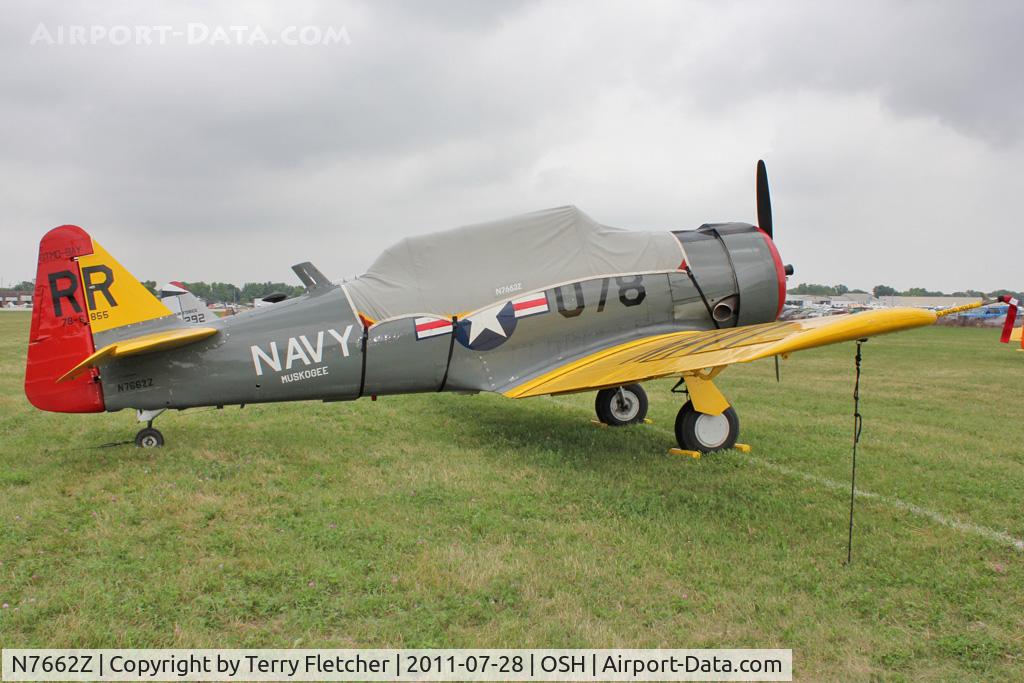 N7662Z, 1942 North American AT-6A Texan C/N 786855, at 2011 Oshkosh