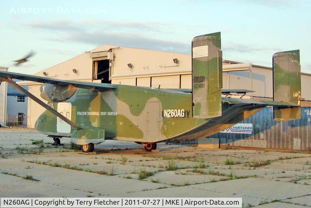 N260AG, Short C-23A Sherpa C/N SH3107, In a compound at Milwaukee Airport 
ex USAF 84-0461