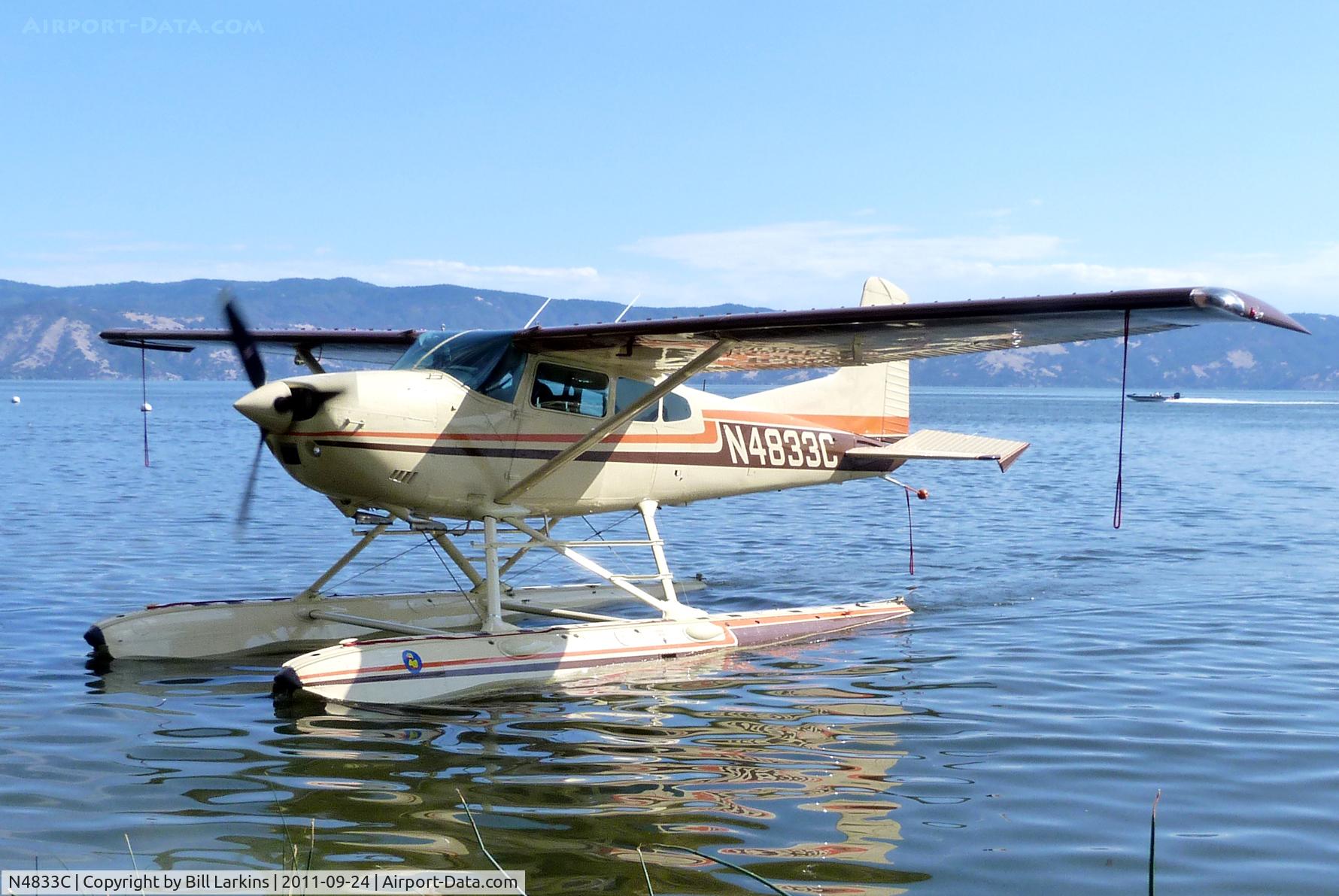 N4833C, 1974 Cessna A185F Skywagon 185 C/N 18502601, Clear Lake, CA