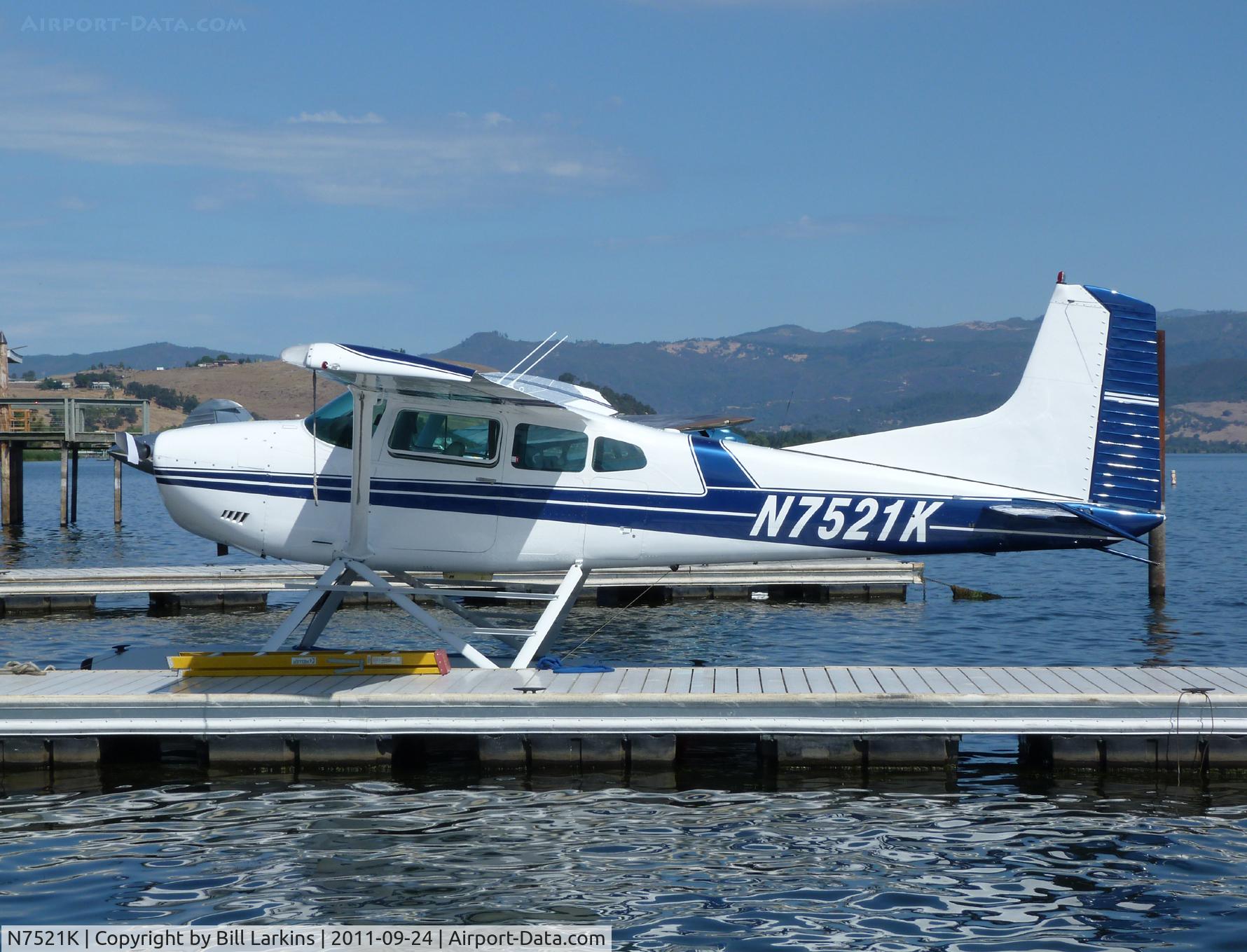N7521K, 1976 Cessna 180J C/N 18052660, Lakeport, Clear Lake, CA