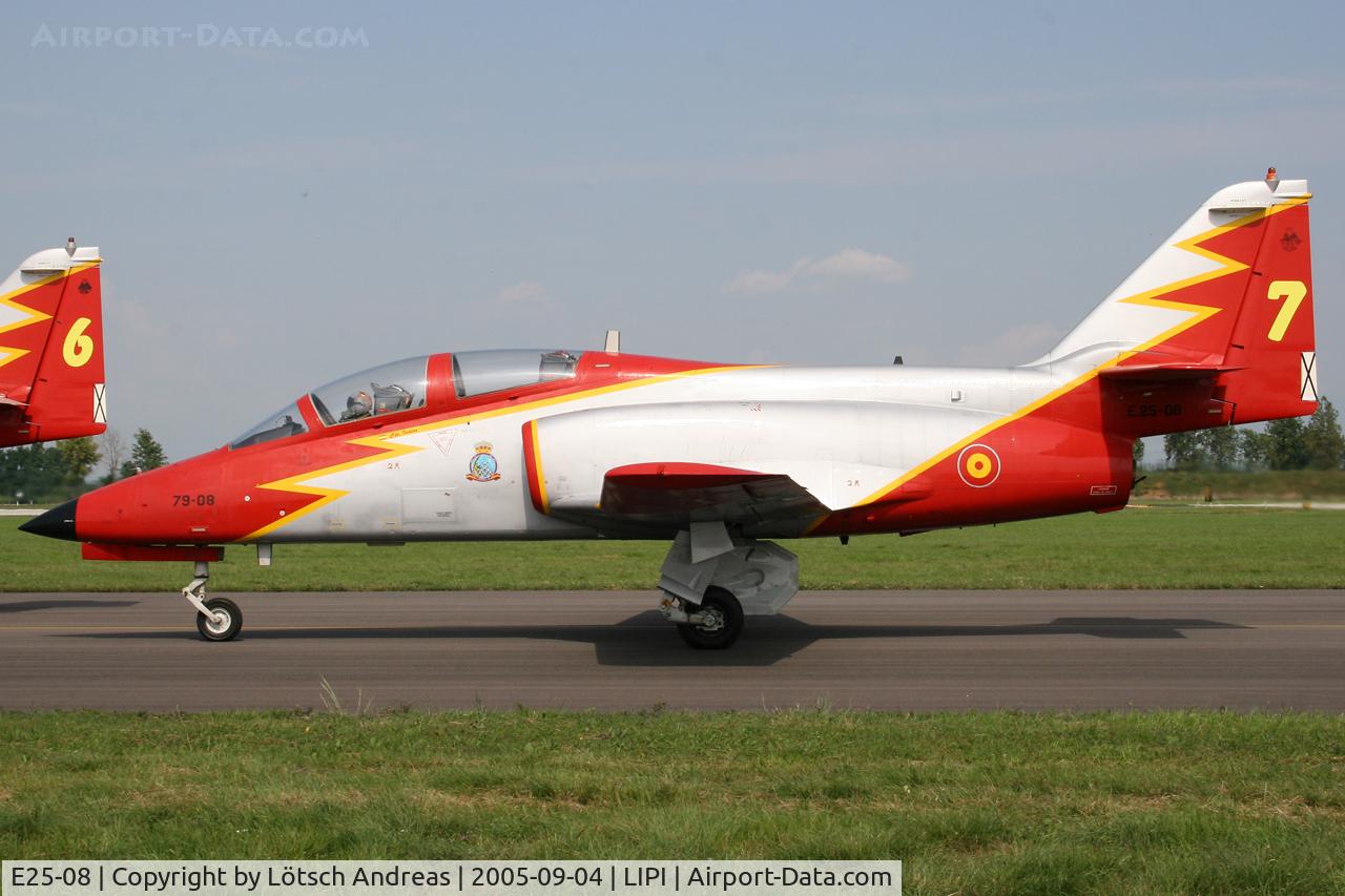 E25-08, CASA C-101EB Aviojet C/N EB01-08-008, Patrulla Aguila