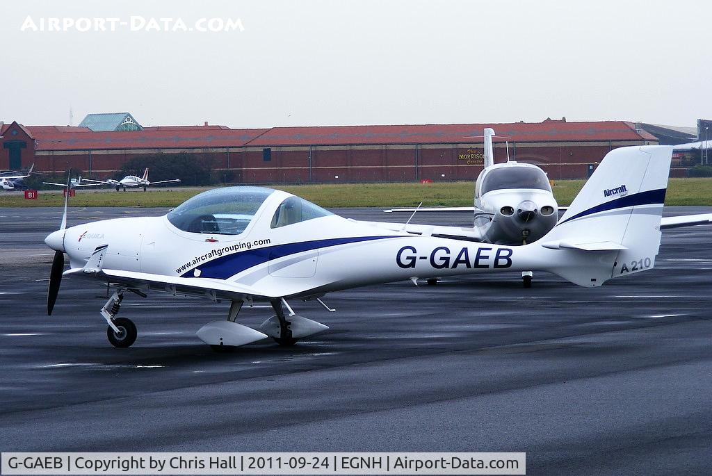 G-GAEB, 2010 Aquila A210 (AT01) C/N AT01-215, Stamp Aviation