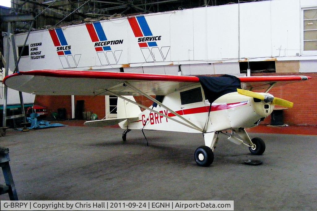 G-BRPY, 1948 Piper PA-15 Vagabond Vagabond C/N 15-141, Privately owned