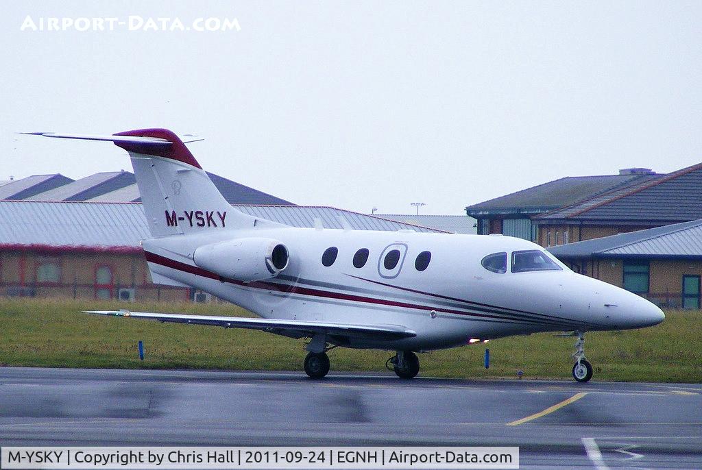 M-YSKY, 2007 Raytheon 390 Premier IA C/N RB-209, RB209 IOM Ltd