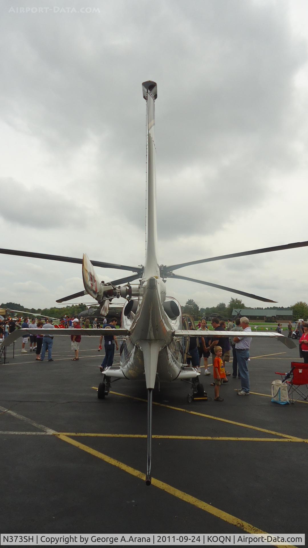 N373SH, Agusta A-109S C/N 22010, Rear view