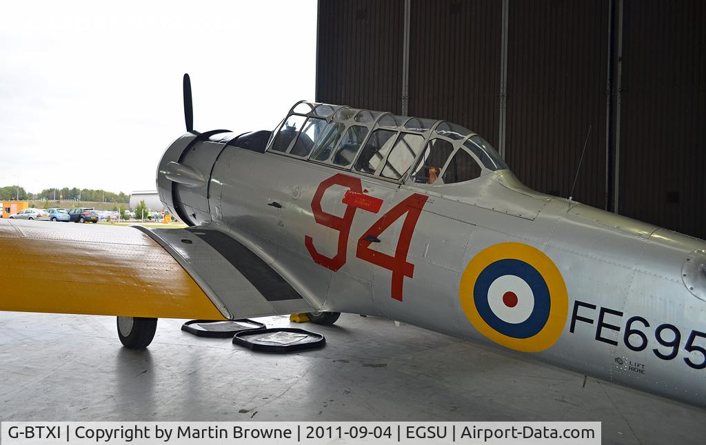 G-BTXI, 1942 Noorduyn AT-16 Harvard IIB C/N 14-429, SHOT AT DUXFORD