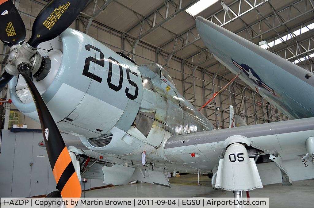 F-AZDP, Douglas AD-4N Skyraider C/N 7449, SHOT AT DUXFORD