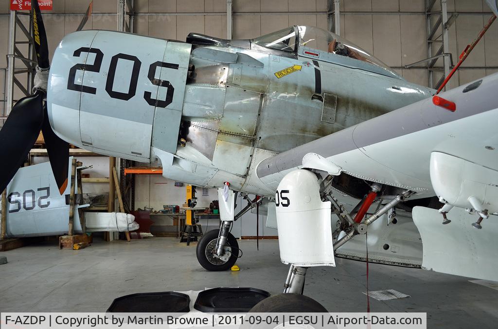 F-AZDP, Douglas AD-4N Skyraider C/N 7449, SHOT AT DUXFORD