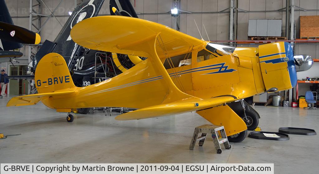 G-BRVE, 1945 Beech D17S Staggerwing C/N 6701, SHOT AT DUXFORD
