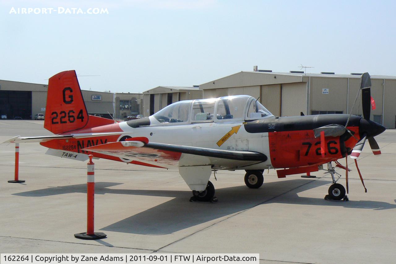 162264, Beech T-34C Turbo Mentor C/N GL-262, At Meacham Field - Fort Worth, TX