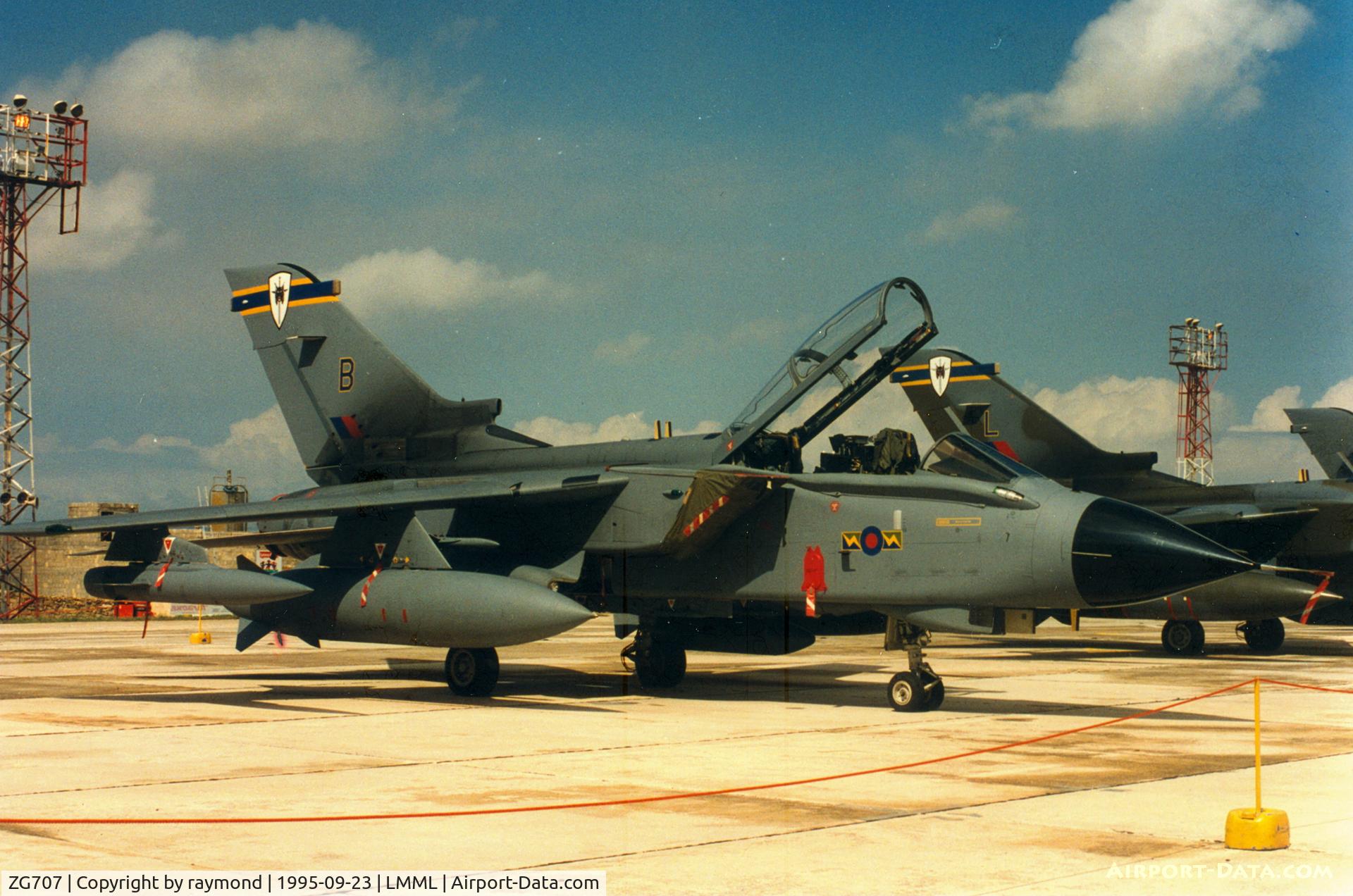 ZG707, 1989 Panavia Tornado GR.4A C/N 814/BS174/3390, Tornado ZG707/B 13Sqd RAF