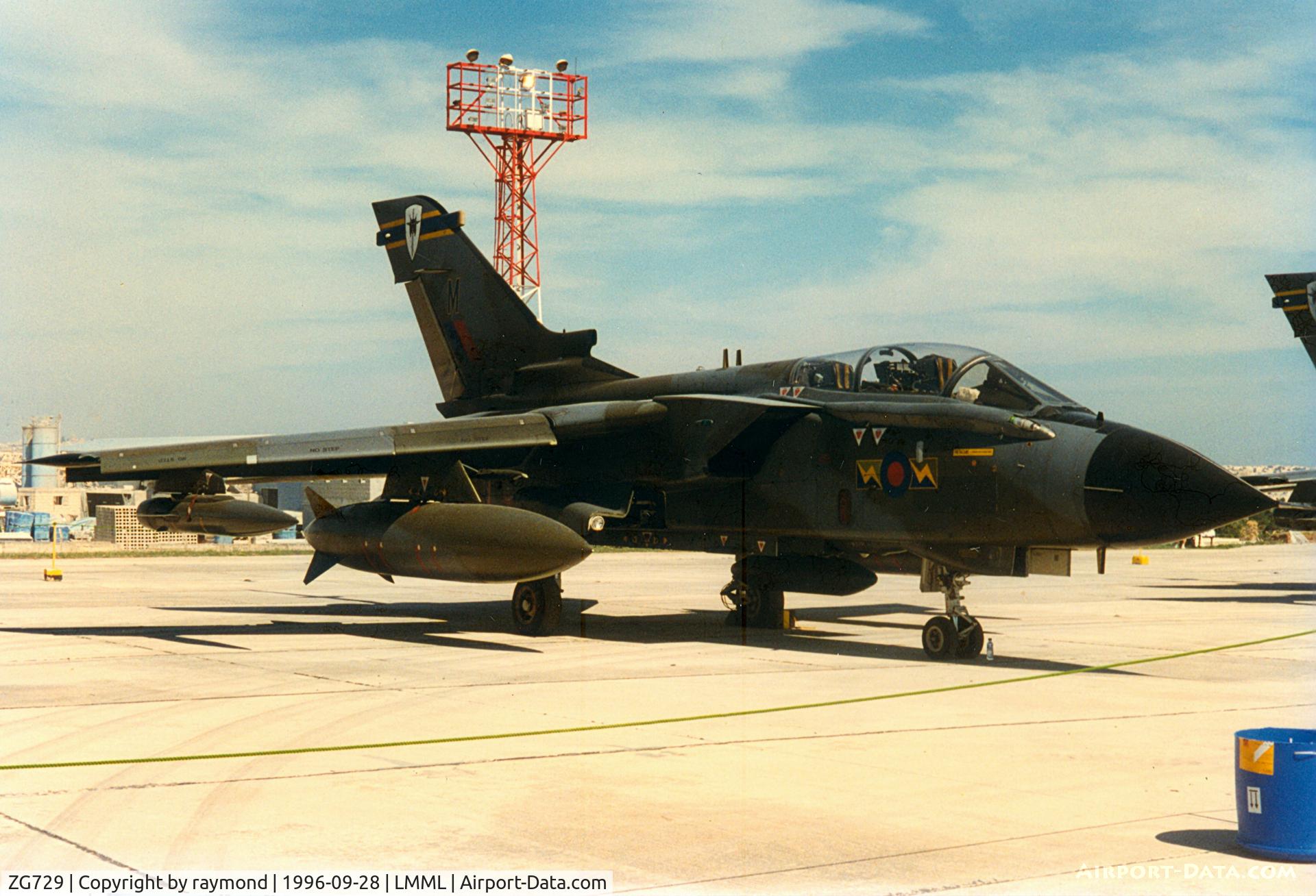 ZG729, 1990 Panavia Tornado GR.1A C/N 836/BS185/3405, Tornado ZG729/M 13Sqd RAF