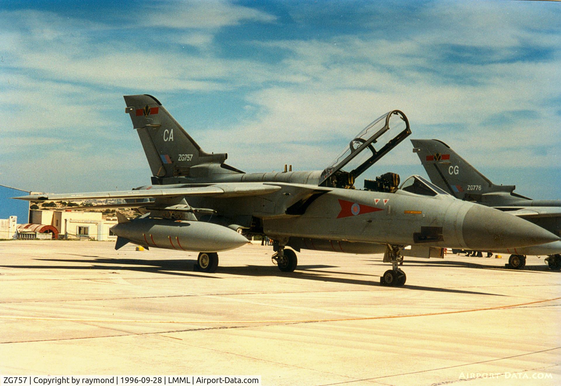 ZG757, 1991 Panavia Tornado F.3 C/N 882/AS134/3432, Tornado ZG757/CA 5Sqd RAF