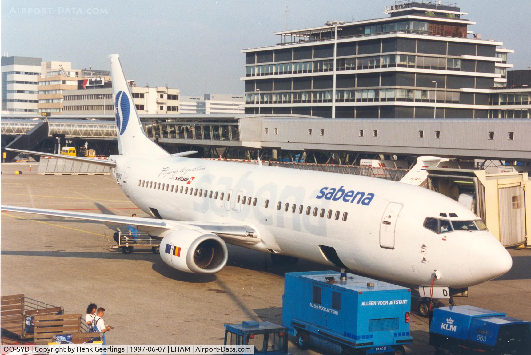 OO-SYD, 1991 Boeing 737-429 C/N 25247, Sabena