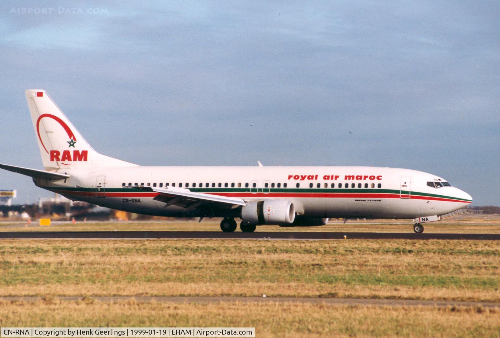 CN-RNA, 1993 Boeing 737-4B6 C/N 26531, royal air maroc - RAM