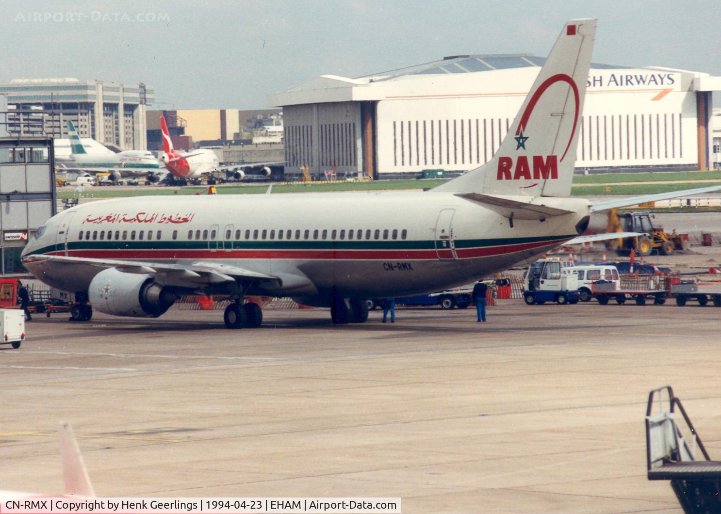 CN-RMX, 1992 Boeing 737-4B6 C/N 26526, royal air maroc - RAM ,