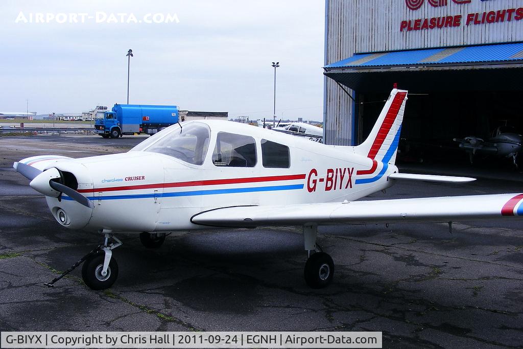 G-BIYX, 1975 Piper PA-28-140 Cherokee Cruiser C/N 28-7625064, privately owned