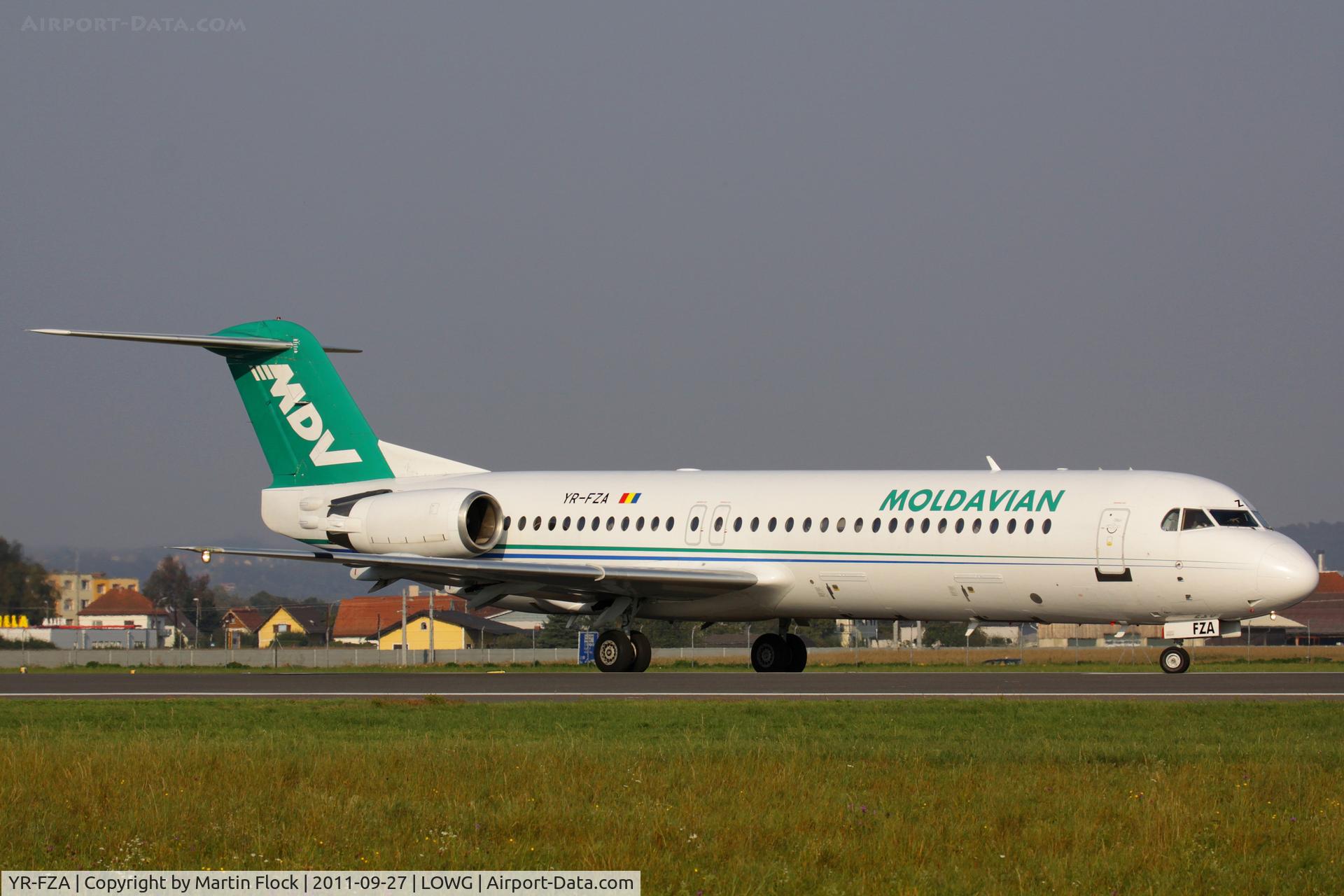 YR-FZA, 1992 Fokker 100 (F-28-0100) C/N 11395, .....