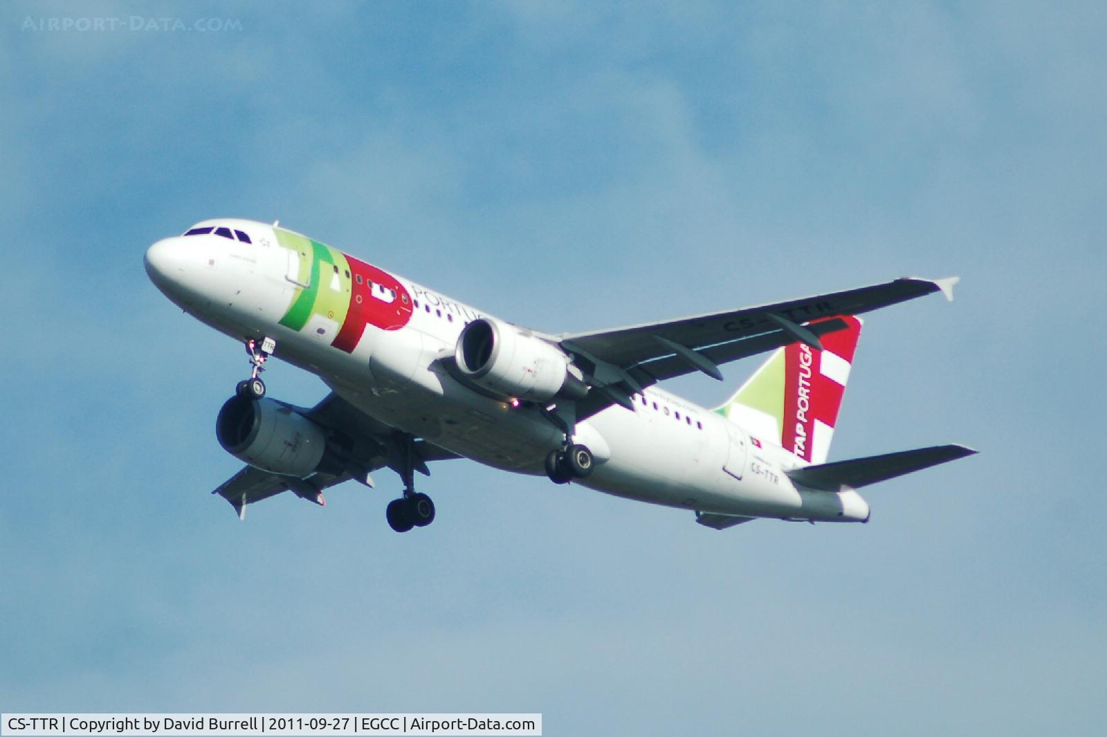 CS-TTR, 2002 Airbus A319-112 C/N 1756, TAP Air Portugal Airbus CS-TTR on approach to Manchester Airport