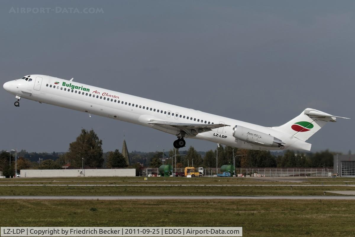 LZ-LDP, 1990 McDonnell Douglas MD-82 (DC-9-82) C/N 49973, departure via RW25