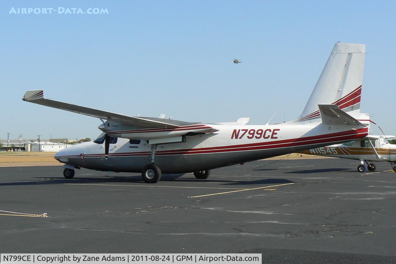 N799CE, 1968 Aero Commander 500 S C/N 1807-17, At Grand Prairie Municipal