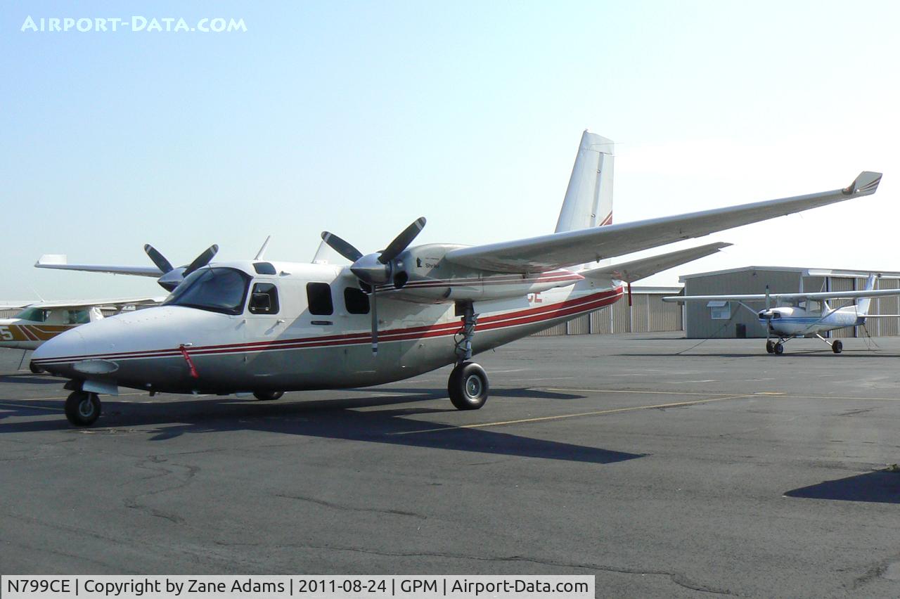 N799CE, 1968 Aero Commander 500 S C/N 1807-17, At Grand Prairie Municipal