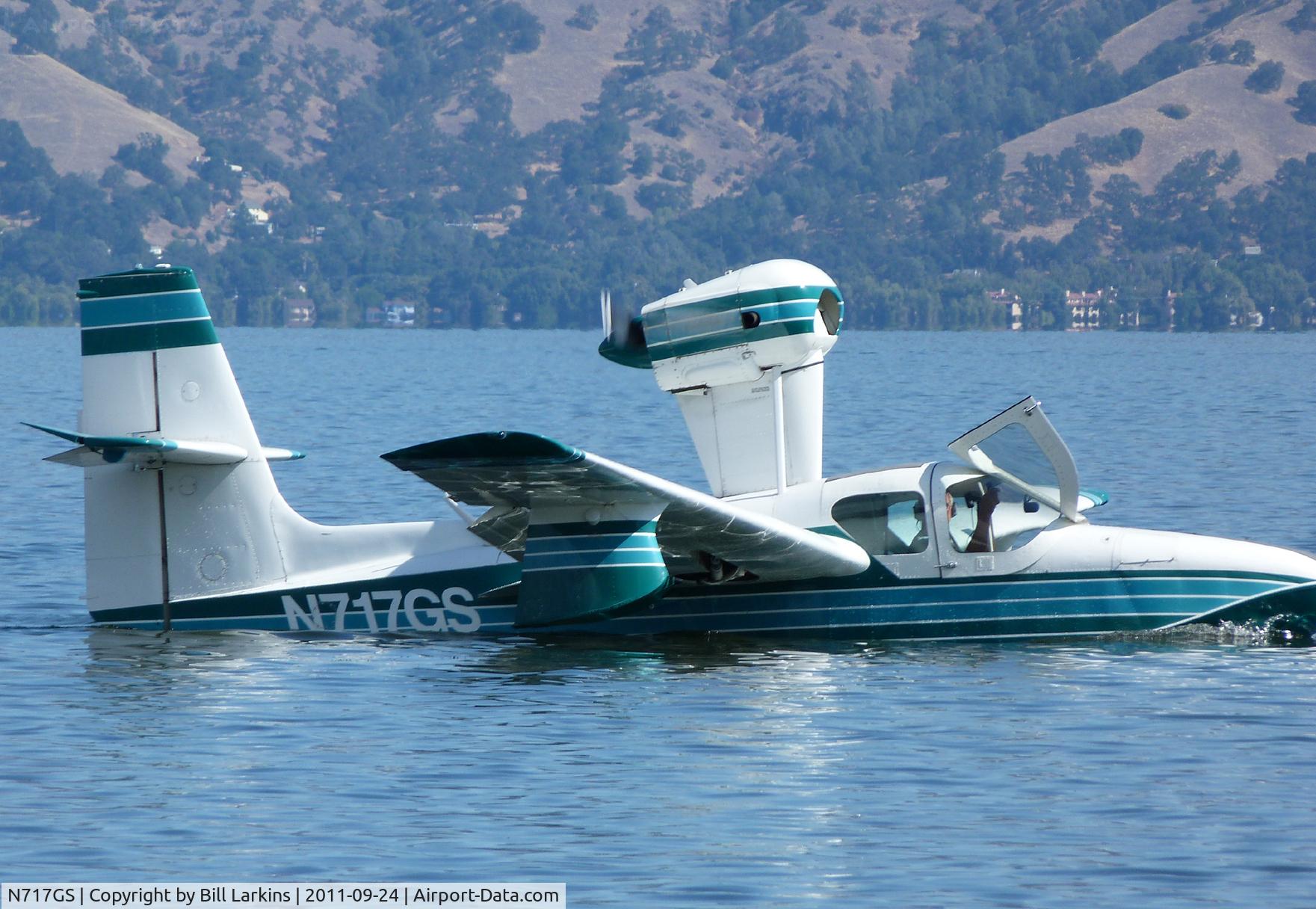 N717GS, 1976 Consolidated Aeronautics Inc. LAKE LA-4-200 C/N 745, Clear Lake, CA