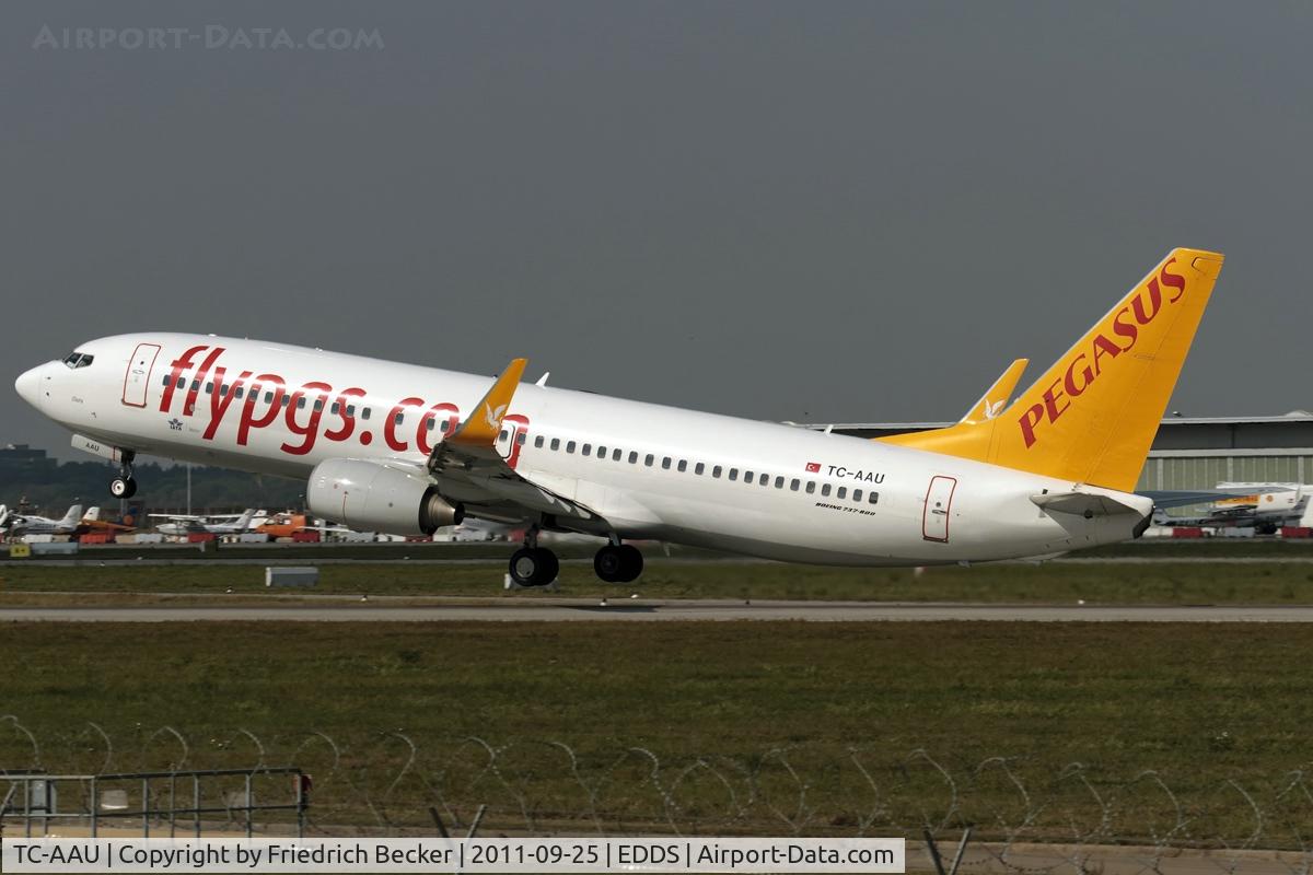 TC-AAU, 2010 Boeing 737-82R C/N 40873, departure via RW25