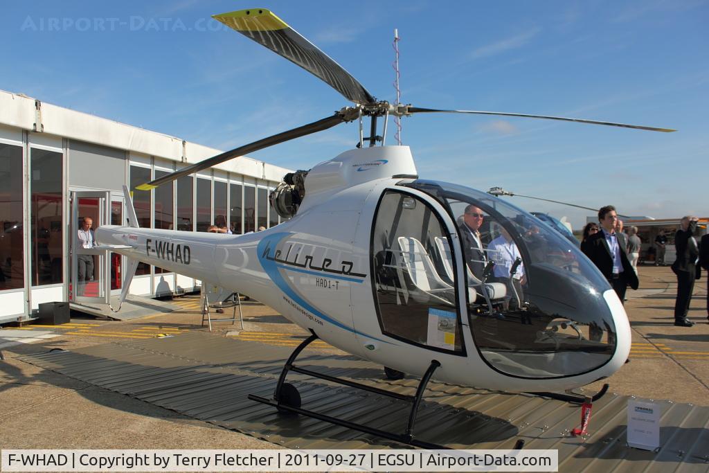 F-WHAD, 2011 Heli Air Design HAD 1-T C/N 0001, At 2011 Helitech at Duxford