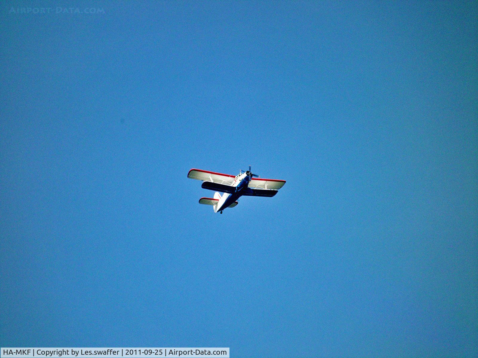 HA-MKF, 1985 Antonov An-2TP C/N 1G233-43, there was no visable registrationdoes anyone know what it is it a old plane or a replica