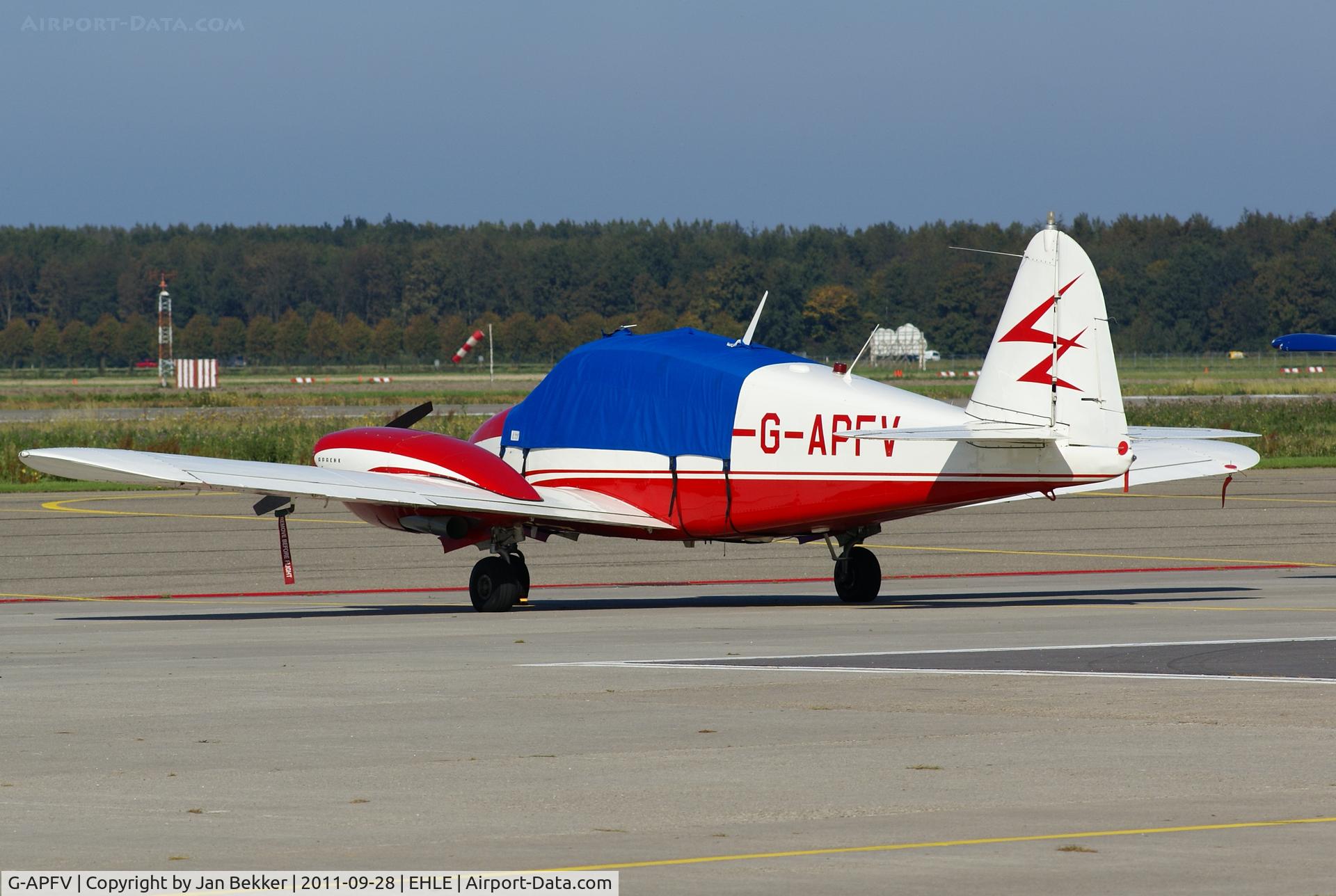G-APFV, 1959 Piper PA-23-160 Apache C/N 23-1686, Platform Lelystad.