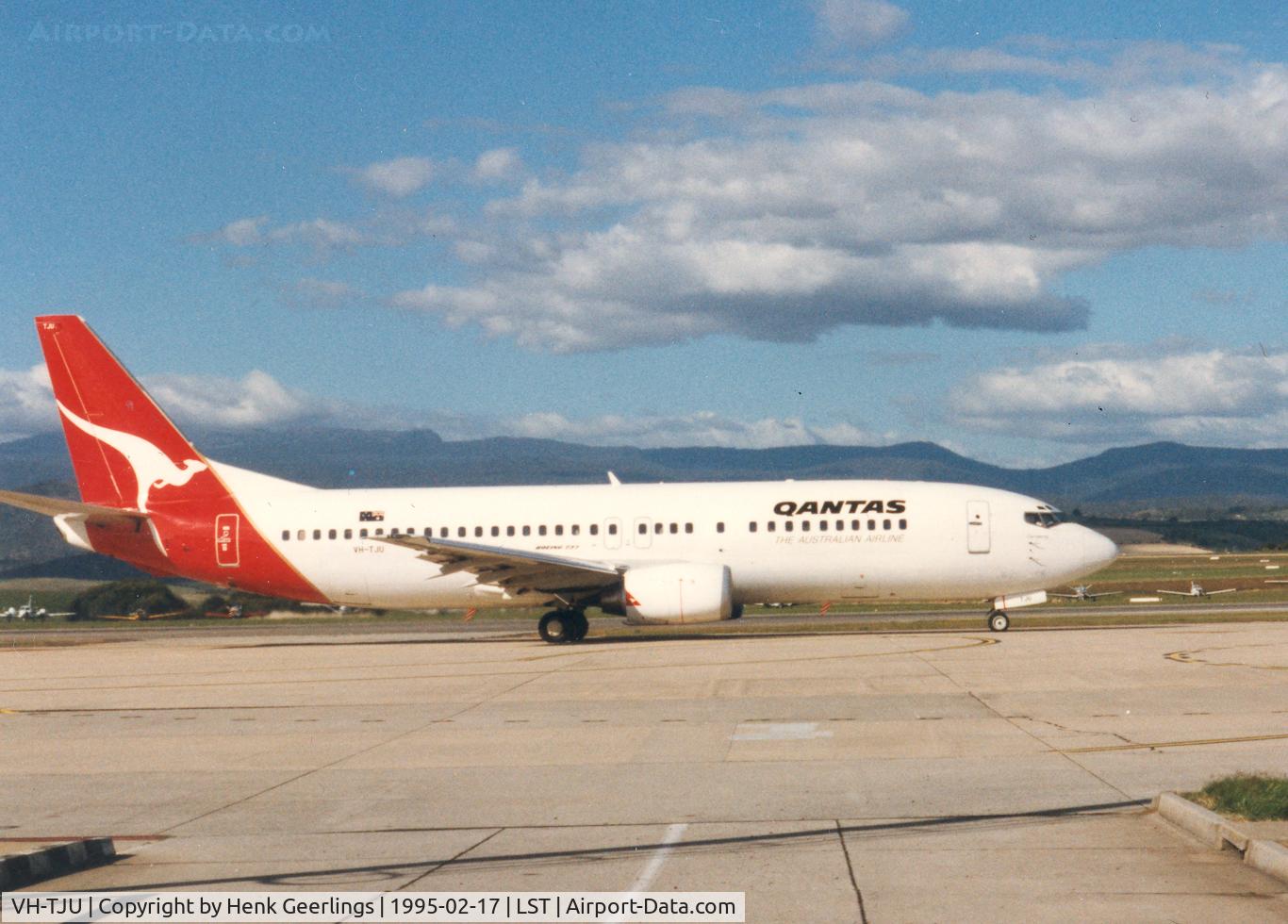 VH-TJU, 1993 Boeing 737-476 C/N 24446, Qantas