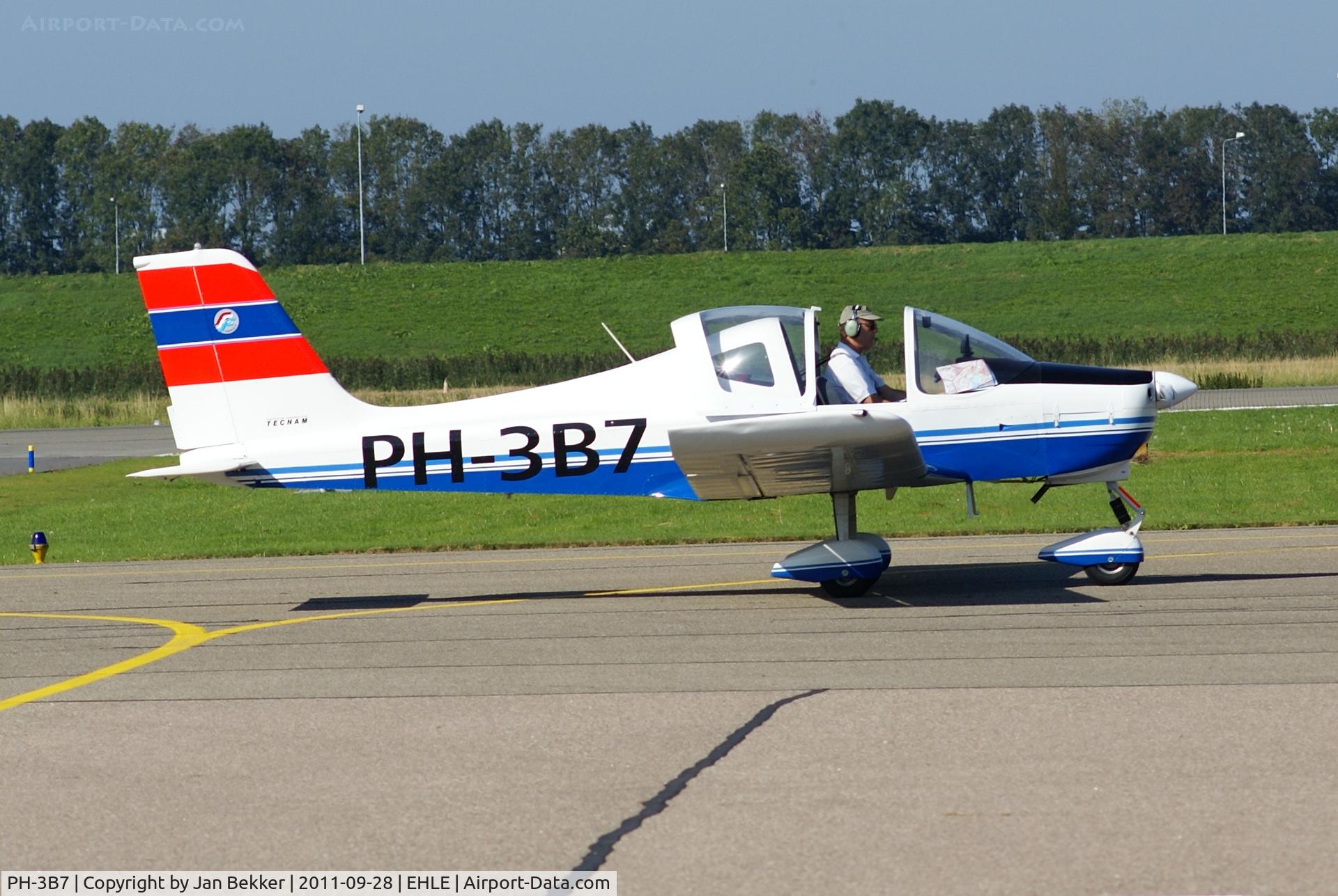 PH-3B7, Tecnam P-96 Golf 100 C/N 014, Just landed at Lelystad Airport