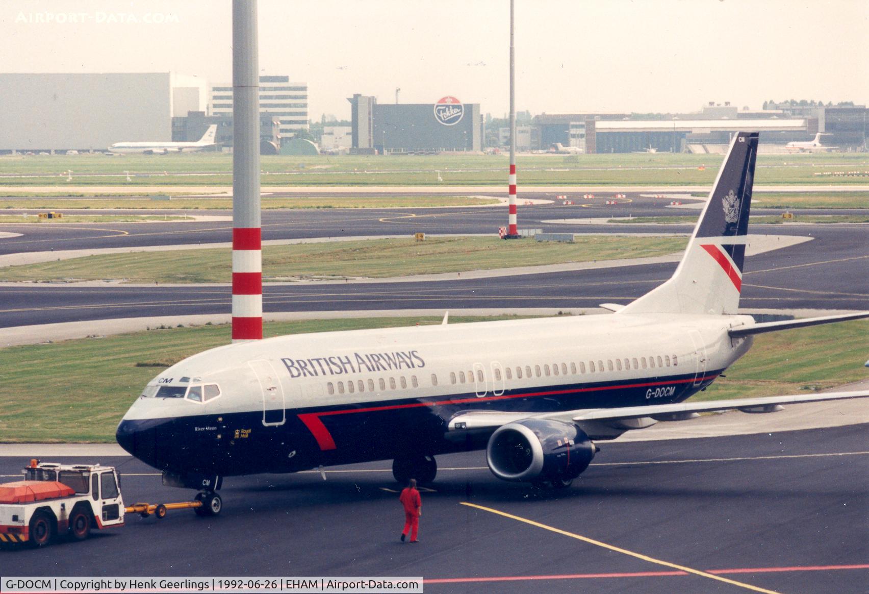 G-DOCM, 1992 Boeing 737-436 C/N 25843, British Airways