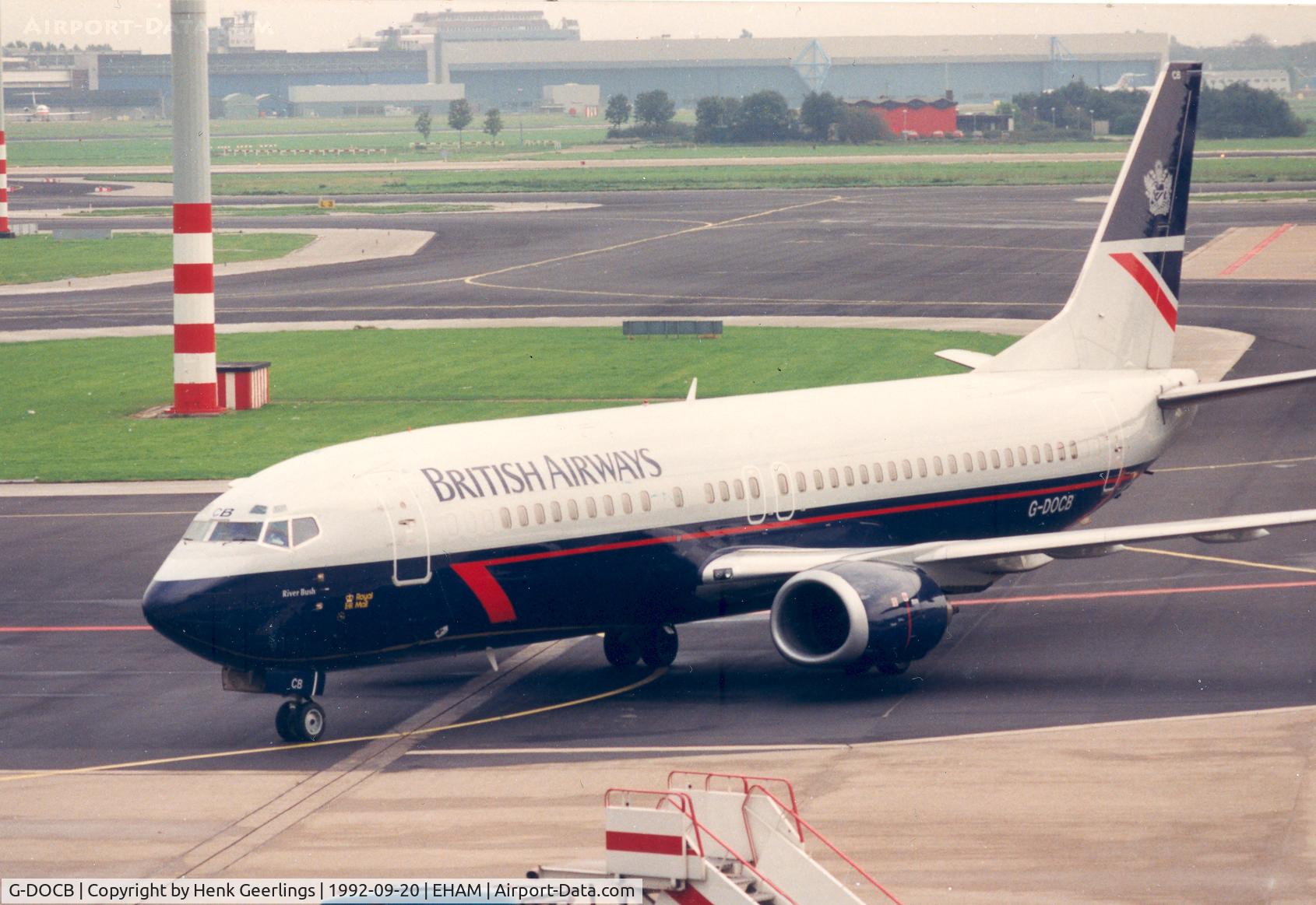 G-DOCB, 1991 Boeing 737-436 C/N 25304, British Airways