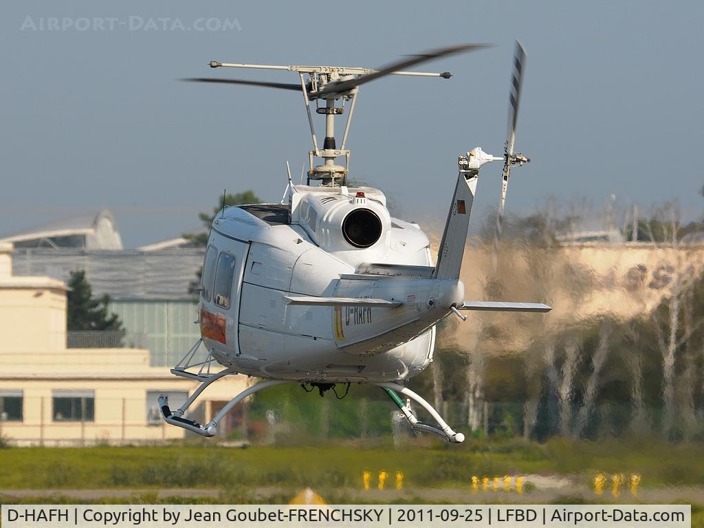 D-HAFH, 1979 Bell 205A-1 C/N 30291, take off