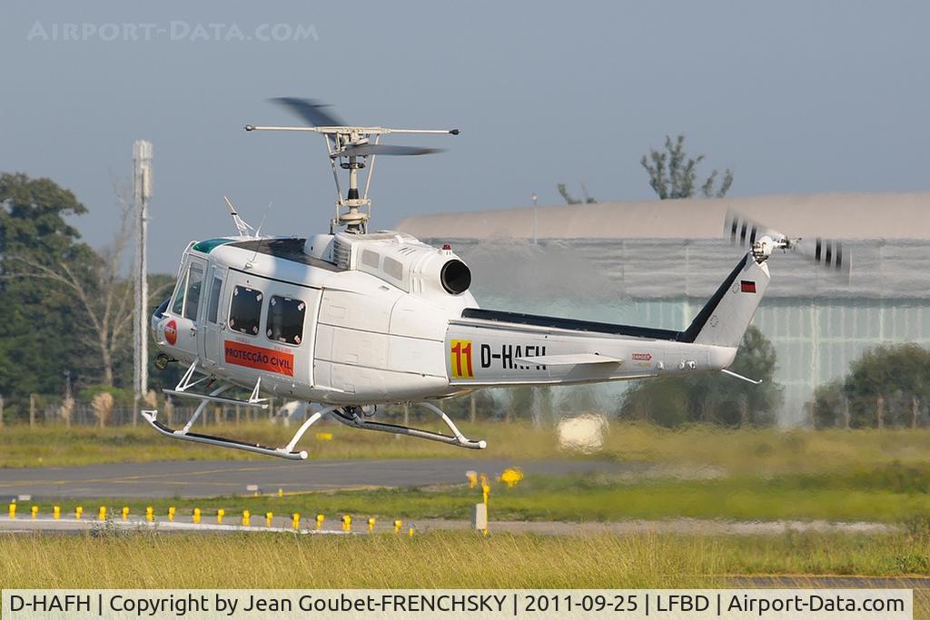 D-HAFH, 1979 Bell 205A-1 C/N 30291, take off