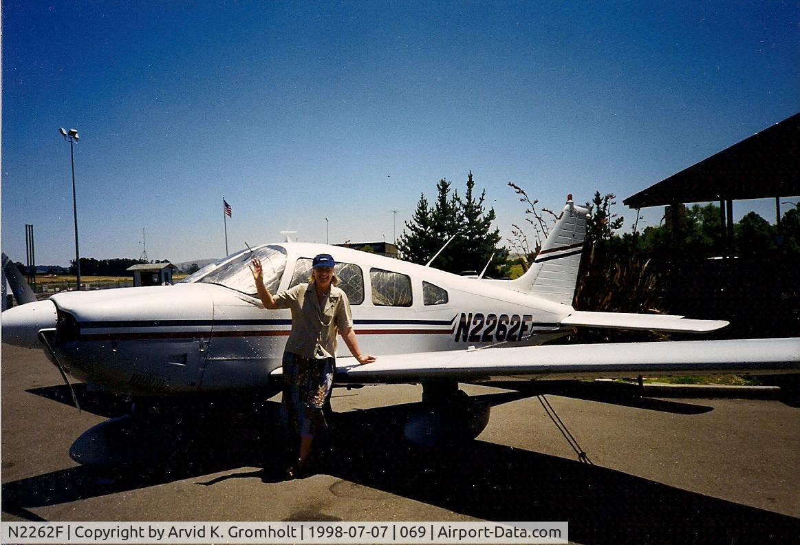 N2262F, 1978 Piper PA-28-181 C/N 28-7990074, At Petaluma, California