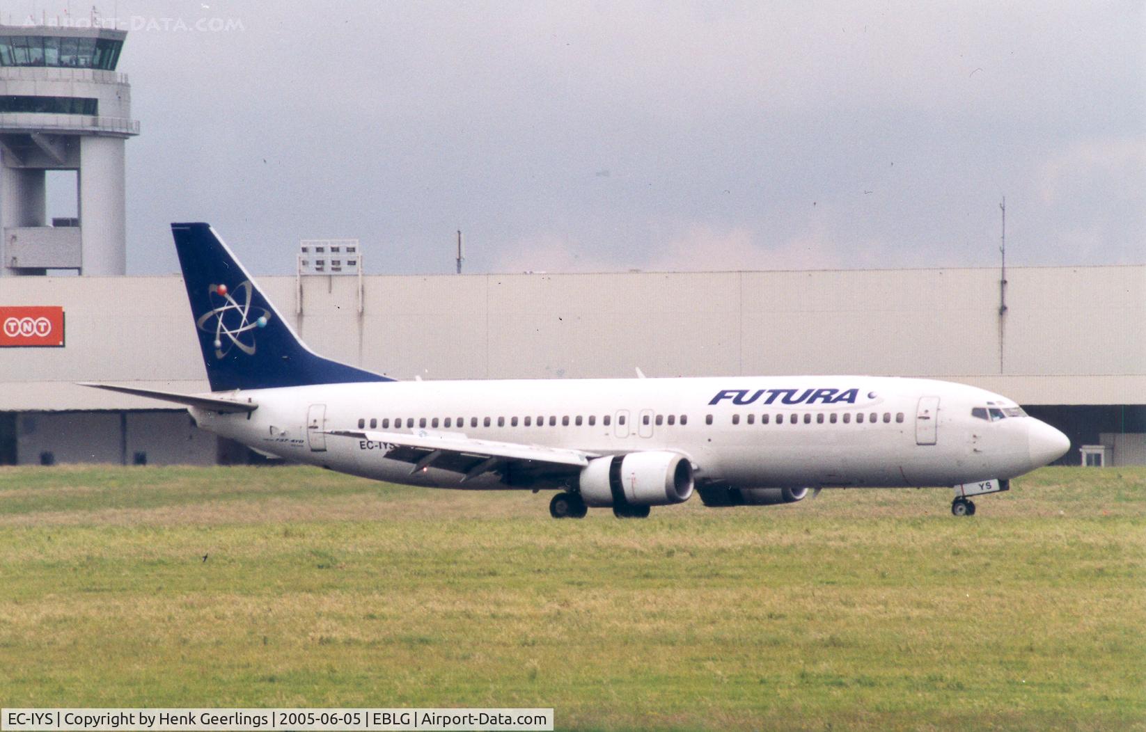 EC-IYS, 1990 Boeing 737-4YO C/N 24690, Futura