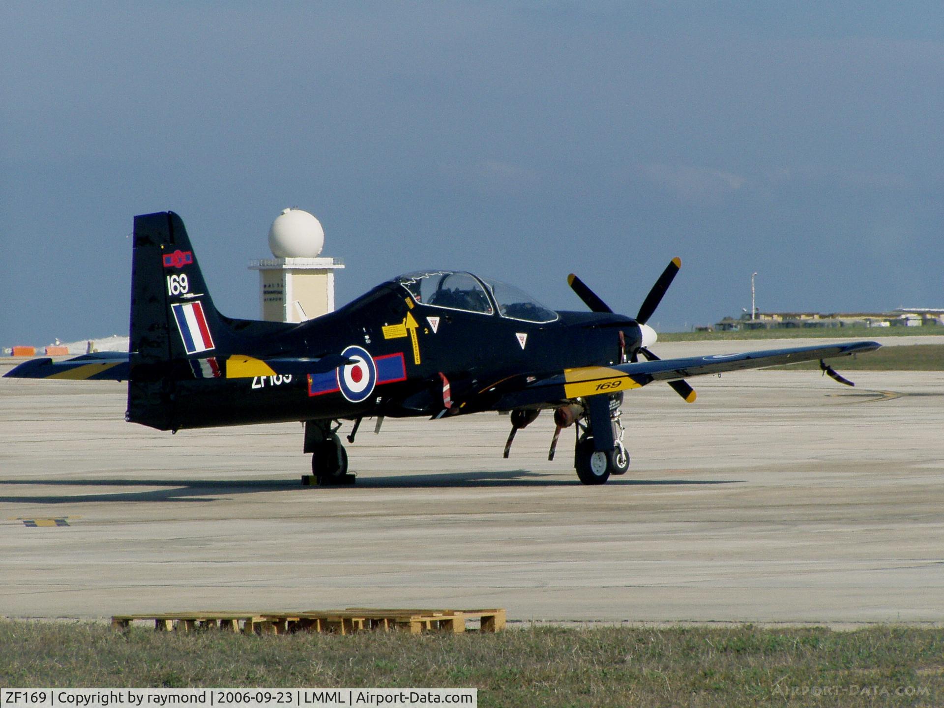 ZF169, 1989 Short S-312 Tucano T1 C/N S021/T21, Tucano ZF169 72Sqd RAF