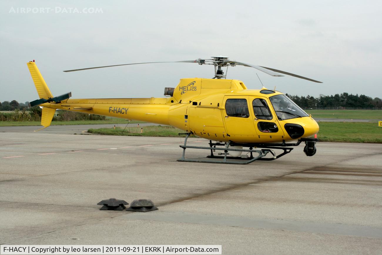 F-HACY, 2006 Eurocopter AS-350B-2 Ecureuil Ecureuil C/N 9080, Roskilde RKE Denmark 21.9.11