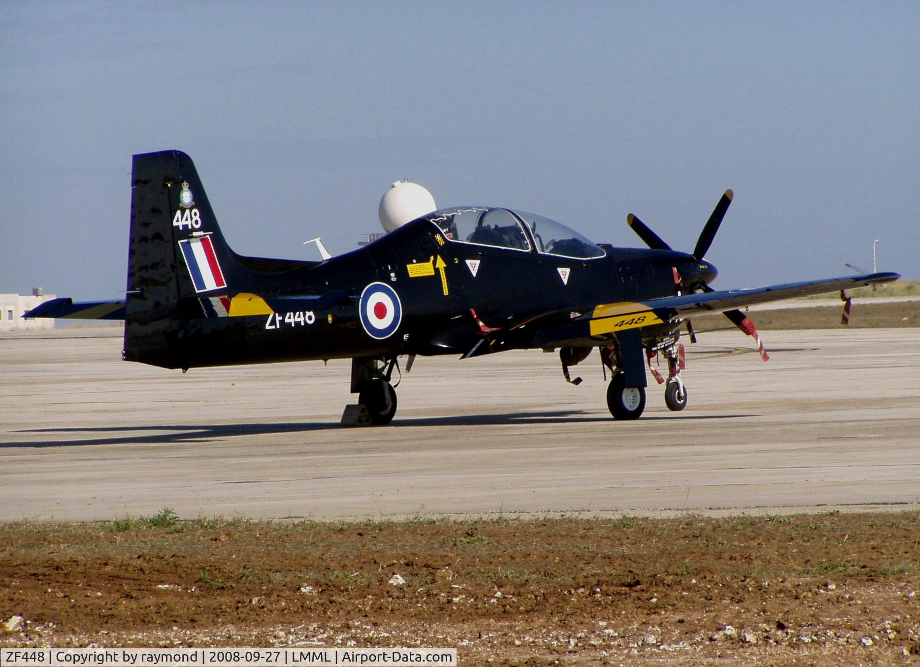 ZF448, 1992 Short S-312 Tucano T1 C/N S141/T112, Tucano ZF448 1FTS RAF
