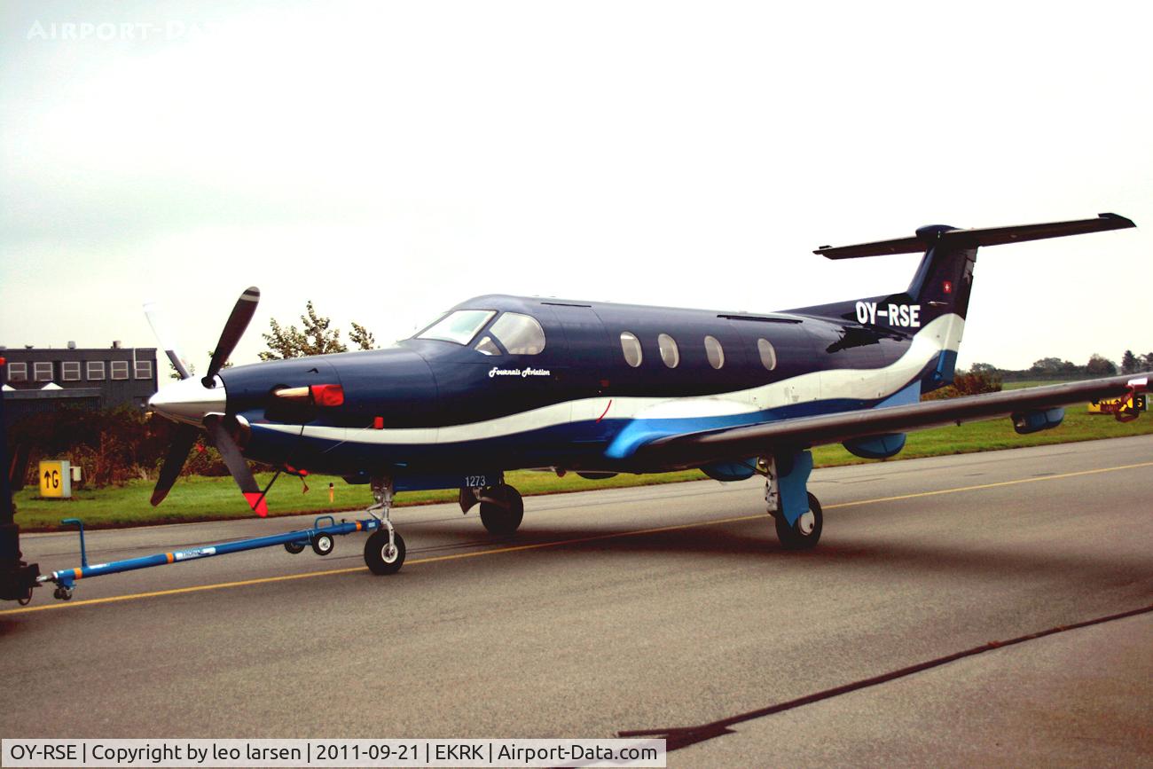 OY-RSE, 2011 Pilatus PC-12/47E C/N 1273, Roskilde RKE Denmark 21.9.11
