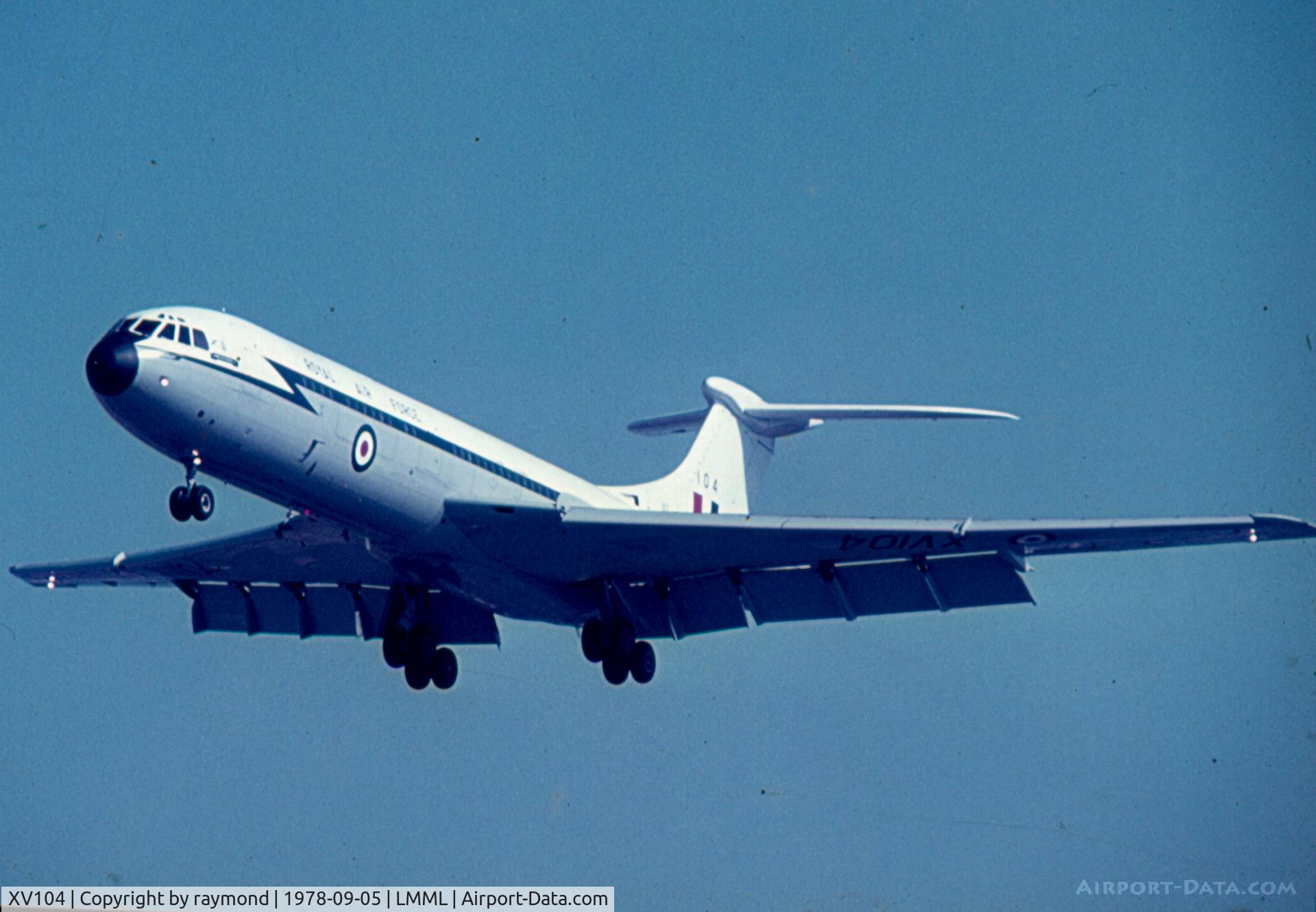XV104, 1967 Vickers VC10 C.1K C/N 834, VC10 XV104 10Sqd RAF